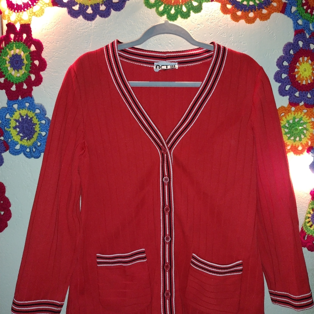 Vintage varsity vest